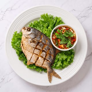 Fried Golden Pompano