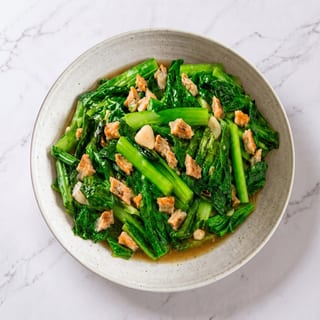 Chinese Broccoli with Salted Fish