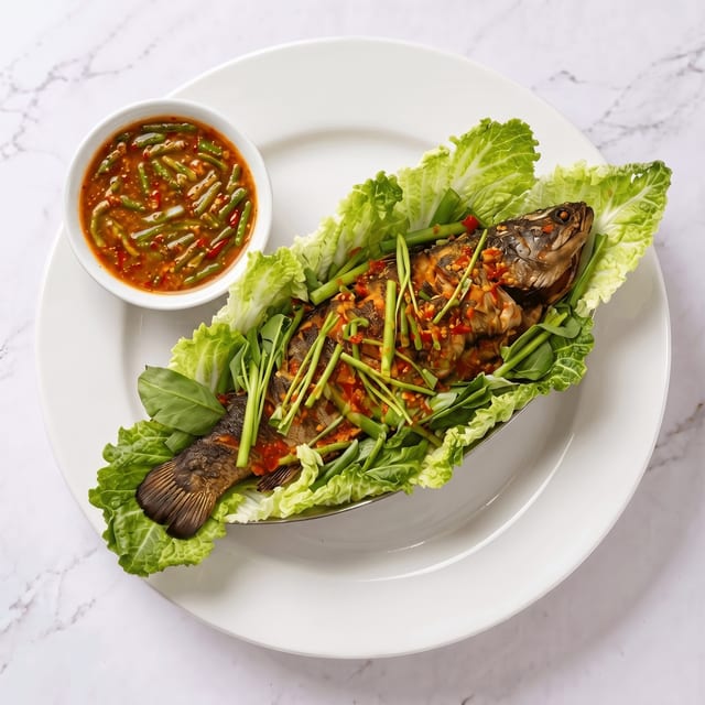 Fried Fish with Sour Soup.