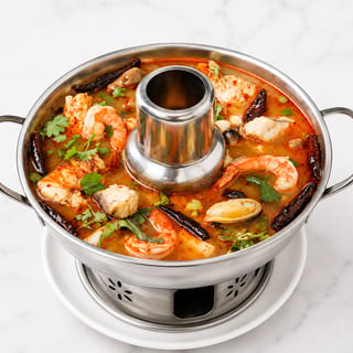 Tom Yum Talay (with Seafood)