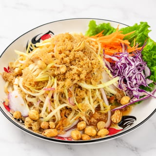 Crispy Mango Salad w/ Fish